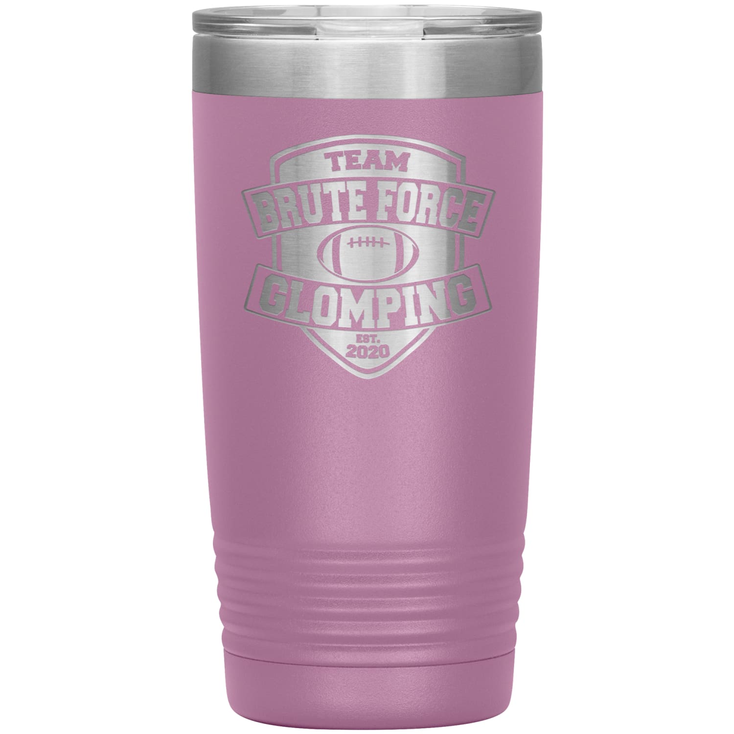 Chatty Fam Brute Force Glomping 20oz Vacuum Tumbler - Light Purple - Tumblers