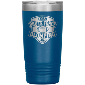 Chatty Fam Brute Force Glomping 20oz Vacuum Tumbler - Blue - Tumblers