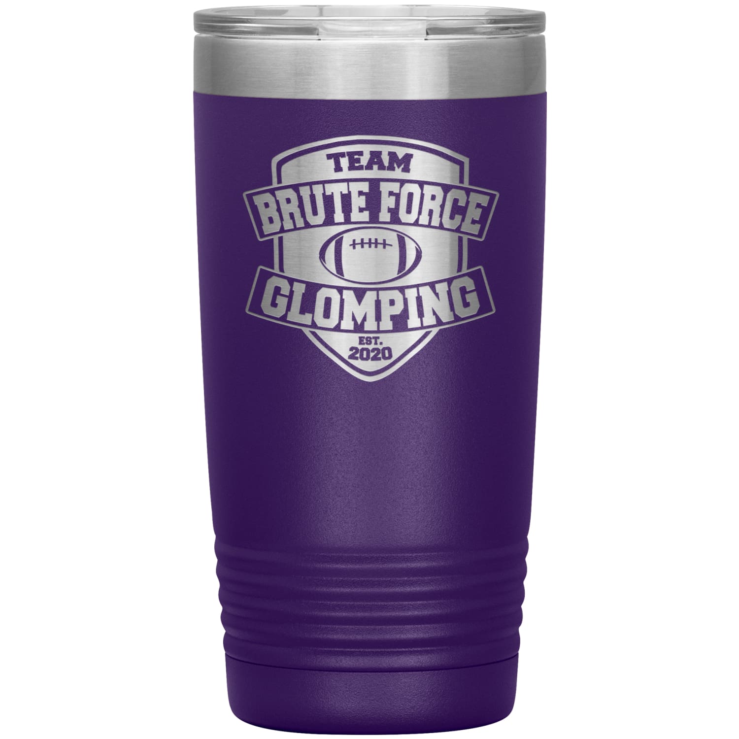 Chatty Fam Brute Force Glomping 20oz Vacuum Tumbler - Purple - Tumblers