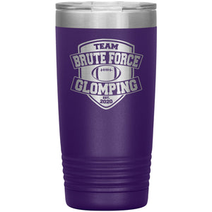 Chatty Fam Brute Force Glomping 20oz Vacuum Tumbler - Purple - Tumblers