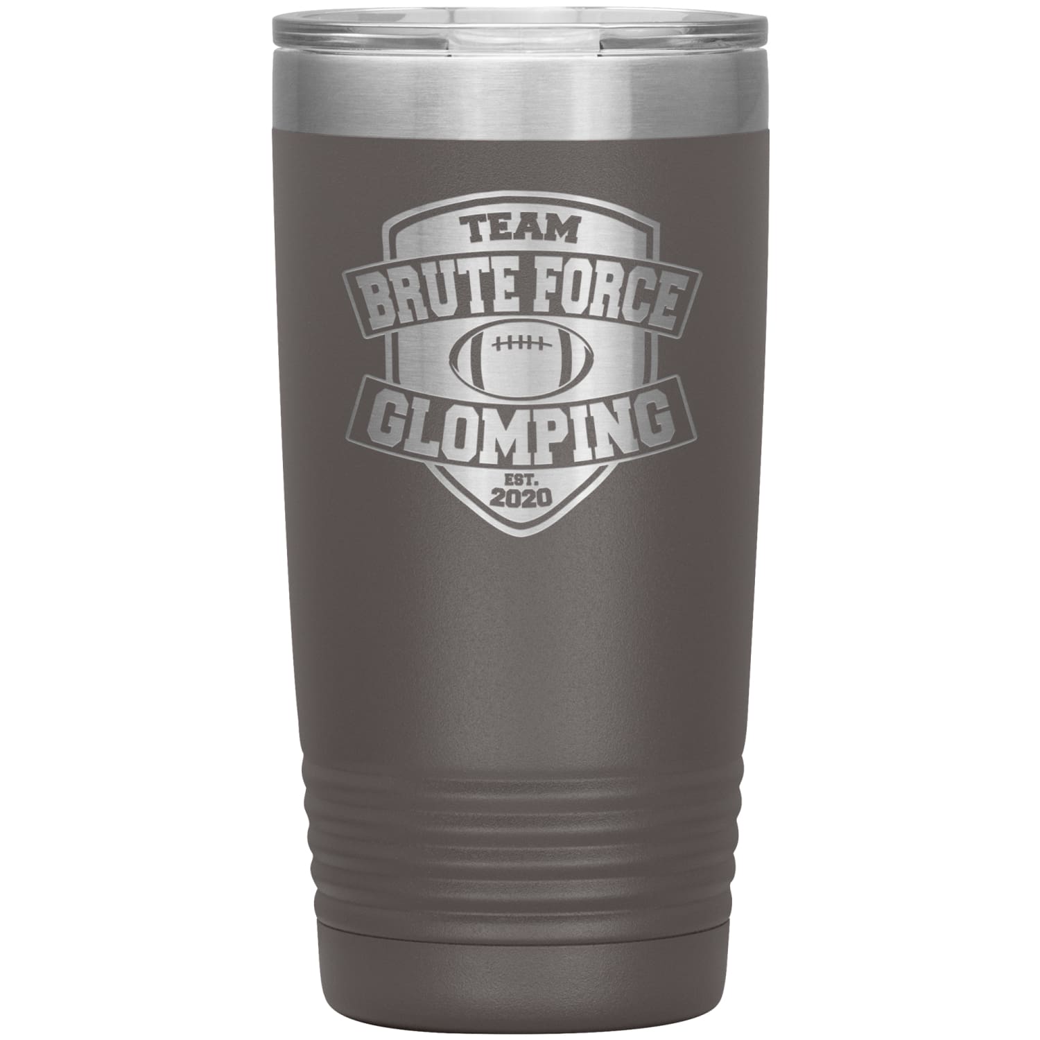 Chatty Fam Brute Force Glomping 20oz Vacuum Tumbler - Pewter - Tumblers