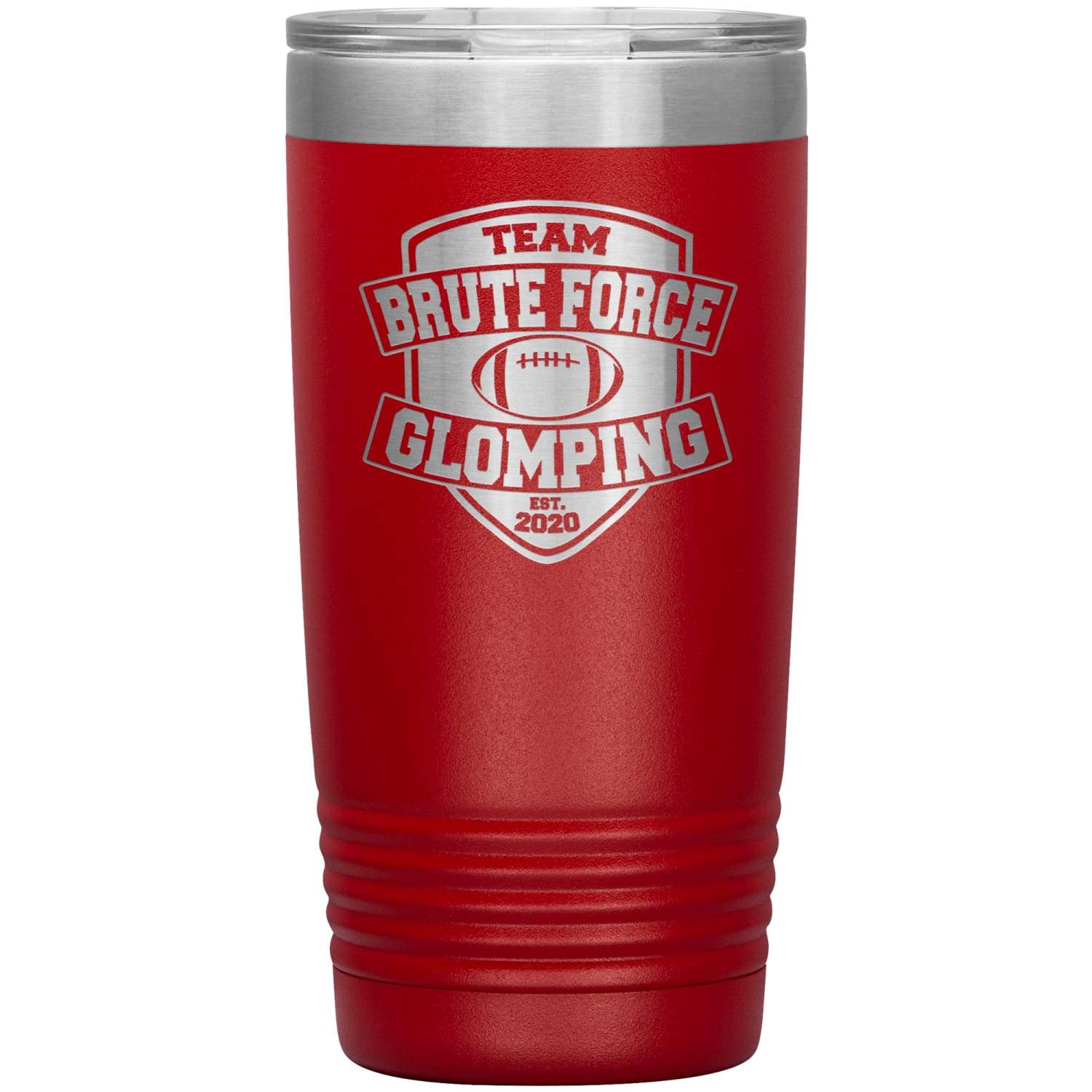 Chatty Fam Brute Force Glomping 20oz Vacuum Tumbler - Red - Tumblers