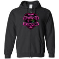 Chatty Fam Brute Force Glomping Pink Unisex Zip Hoodie - Black / S