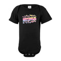 Chatty Fam Buttholes & Hearts Unisex Baby Fine Jersey Onesie Bodysuit - Black / NB