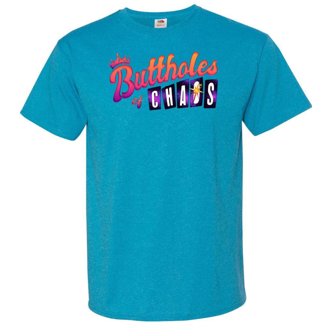 Chatty Fam Buttholes of Chaos Unisex Classic Tee - Turquoise Heather / S