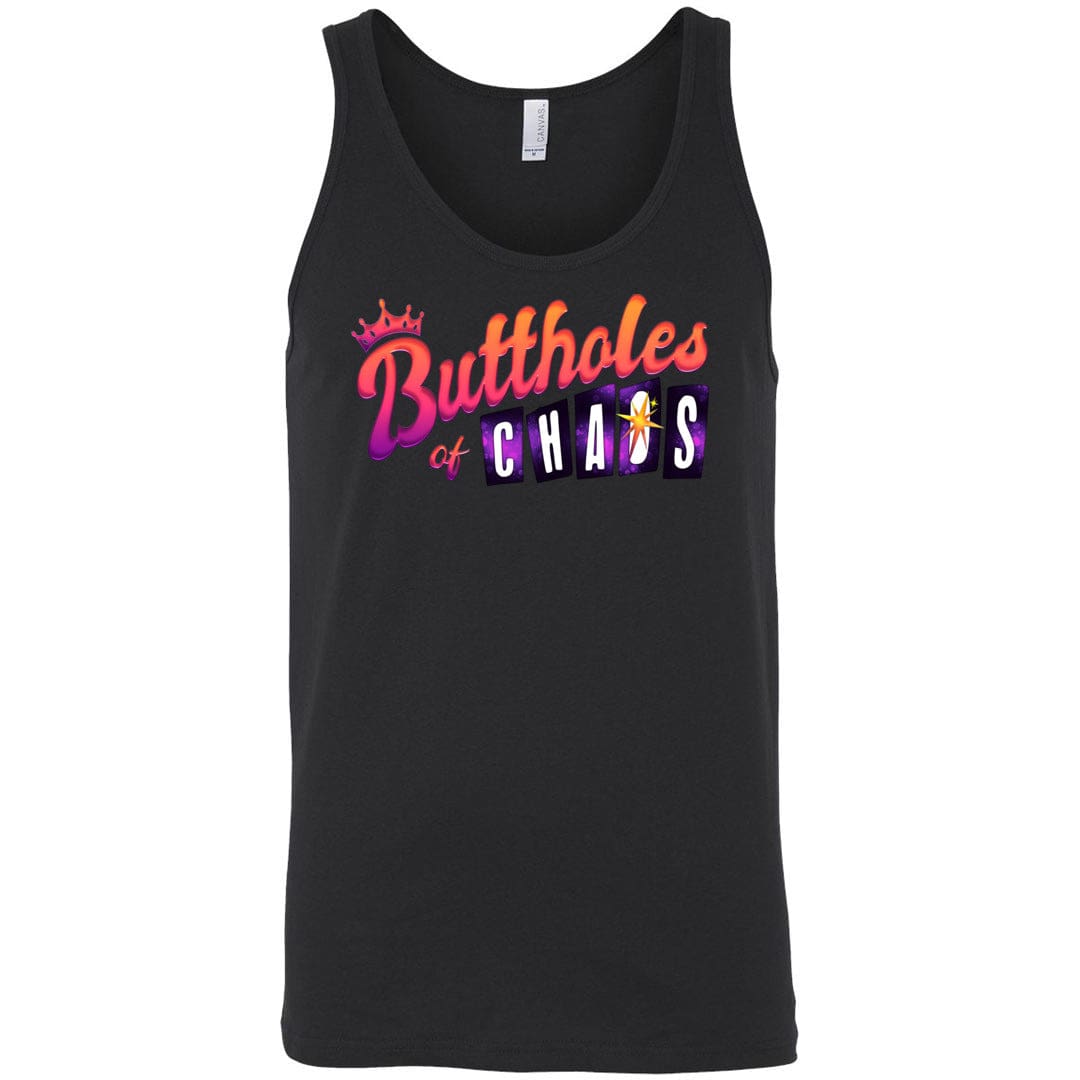 Chatty Fam Buttholes of Chaos Unisex Premium Tank - Black / S