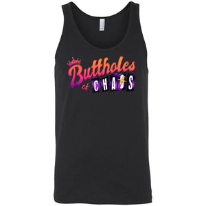 Chatty Fam Buttholes of Chaos Unisex Premium Tank - Black / S