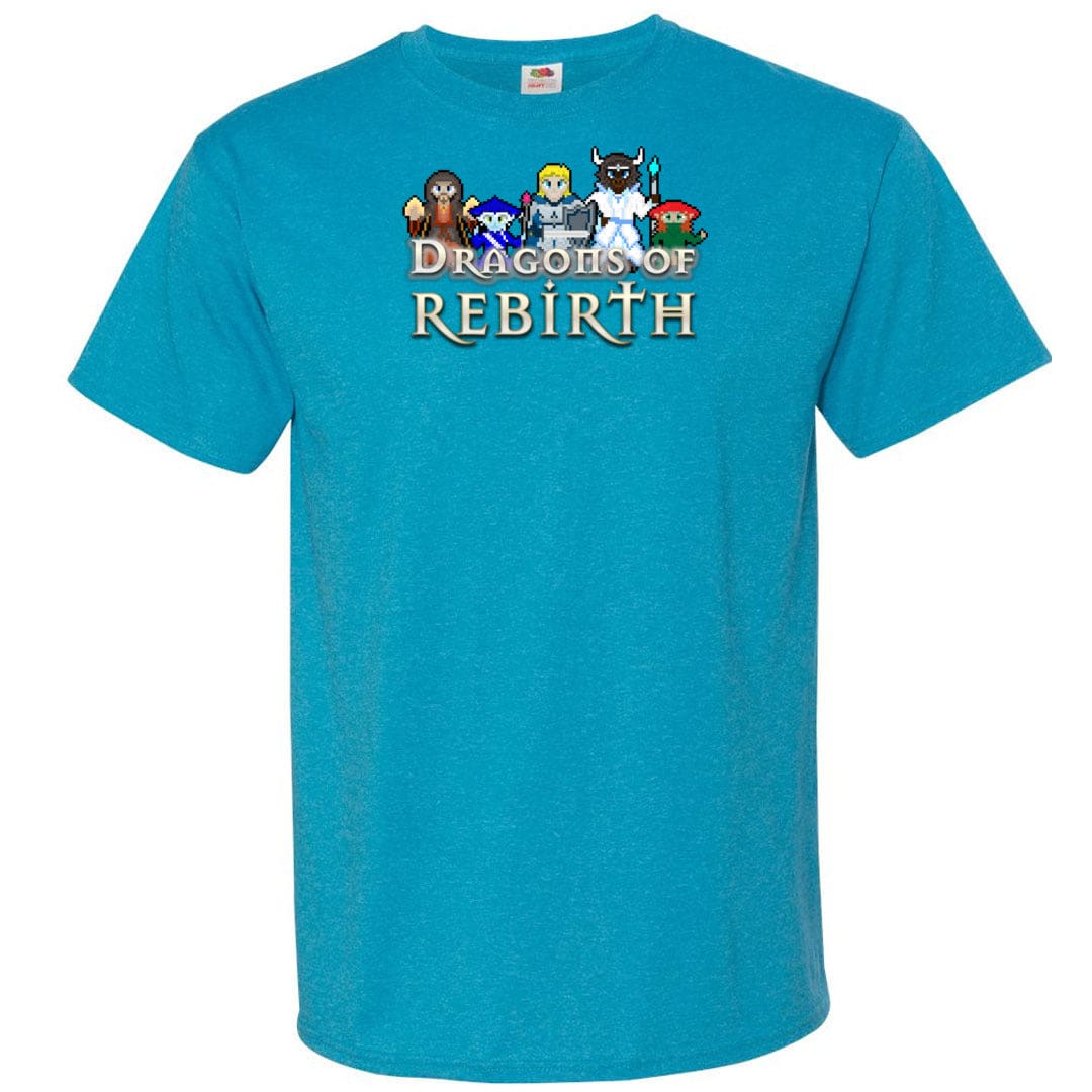 Chatty Fam Dragons of Rebirth 2.0 Unisex Classic Tee - Turquoise Heather / S - Chatty Fam