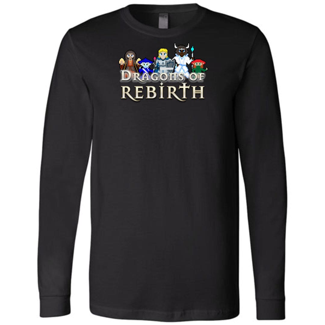 Chatty Fam Dragons of Rebirth 2.0 Unisex Premium Long Sleeve Tee - Black / XS - Chatty Fam