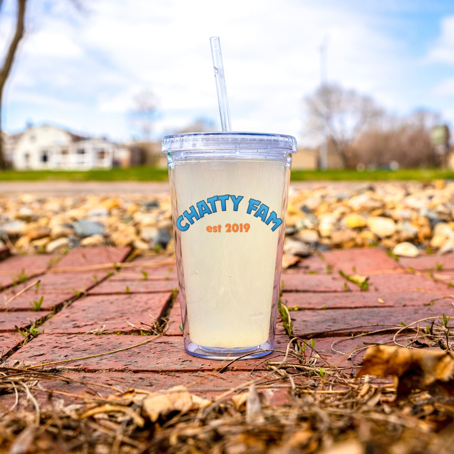 Chatty Fam Est 2019 16oz Acrylic Tumbler - Drinkware