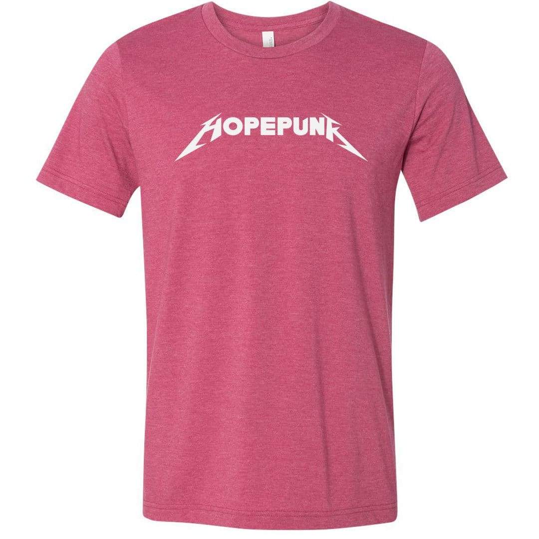 Chatty Fam Hopepunk Rawk Unisex Premium Tee - Heather Raspberry / XS