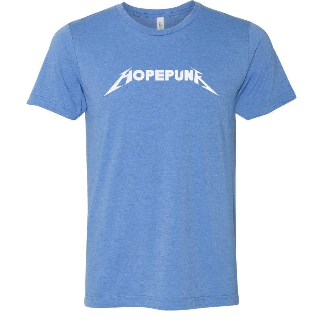 Chatty Fam Hopepunk Rawk Unisex Premium Tee - Heather Columbia Blue / S