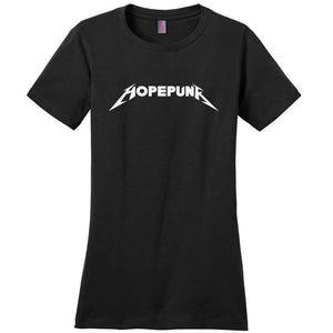 Chatty Fam Hopepunk Rawk Womens Premium Tee - Black / XS