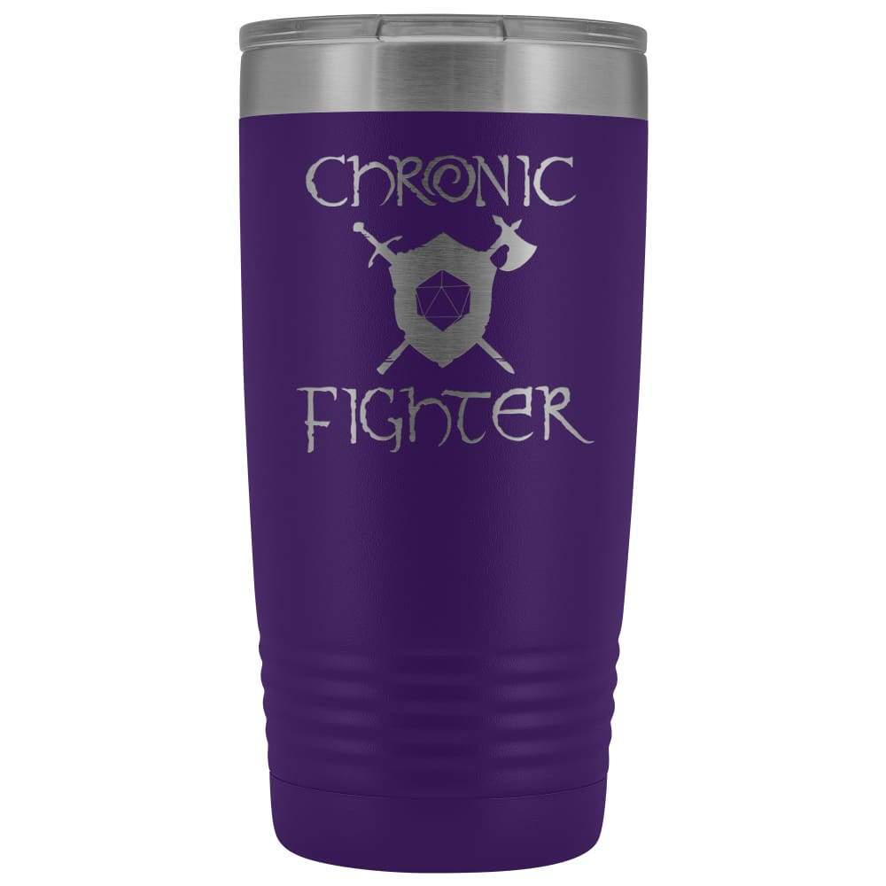 Chronic Fighter D20 Dice 20oz Vacuum Tumbler - Tumblers