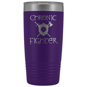 Chronic Fighter D20 Dice 20oz Vacuum Tumbler - Tumblers