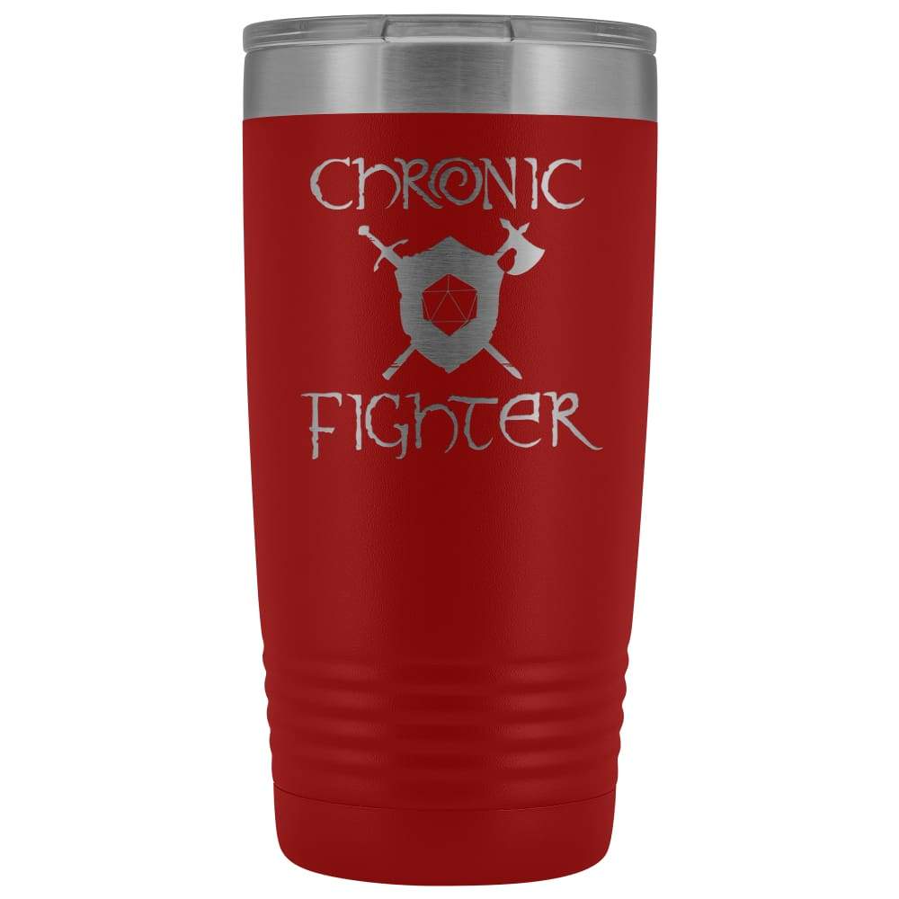 Chronic Fighter D20 Dice 20oz Vacuum Tumbler - Tumblers
