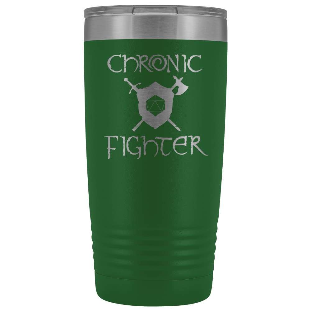 Chronic Fighter D20 Dice 20oz Vacuum Tumbler - Tumblers