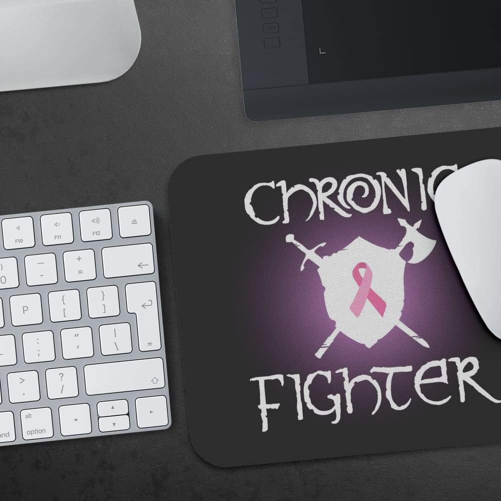 Chronic Fighter White Arms BC Ribbon Mousepad - Mousepads