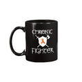 Chronic Fighter White Arms MS Ribbon 11oz Coffee Mug - Mugs