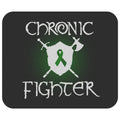Chronic Fighter White Arms TBI Ribbon Mousepad - CFwaTBIRM - Mousepads