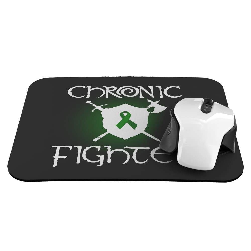 Chronic Fighter White Arms TBI Ribbon Mousepad - Mousepads