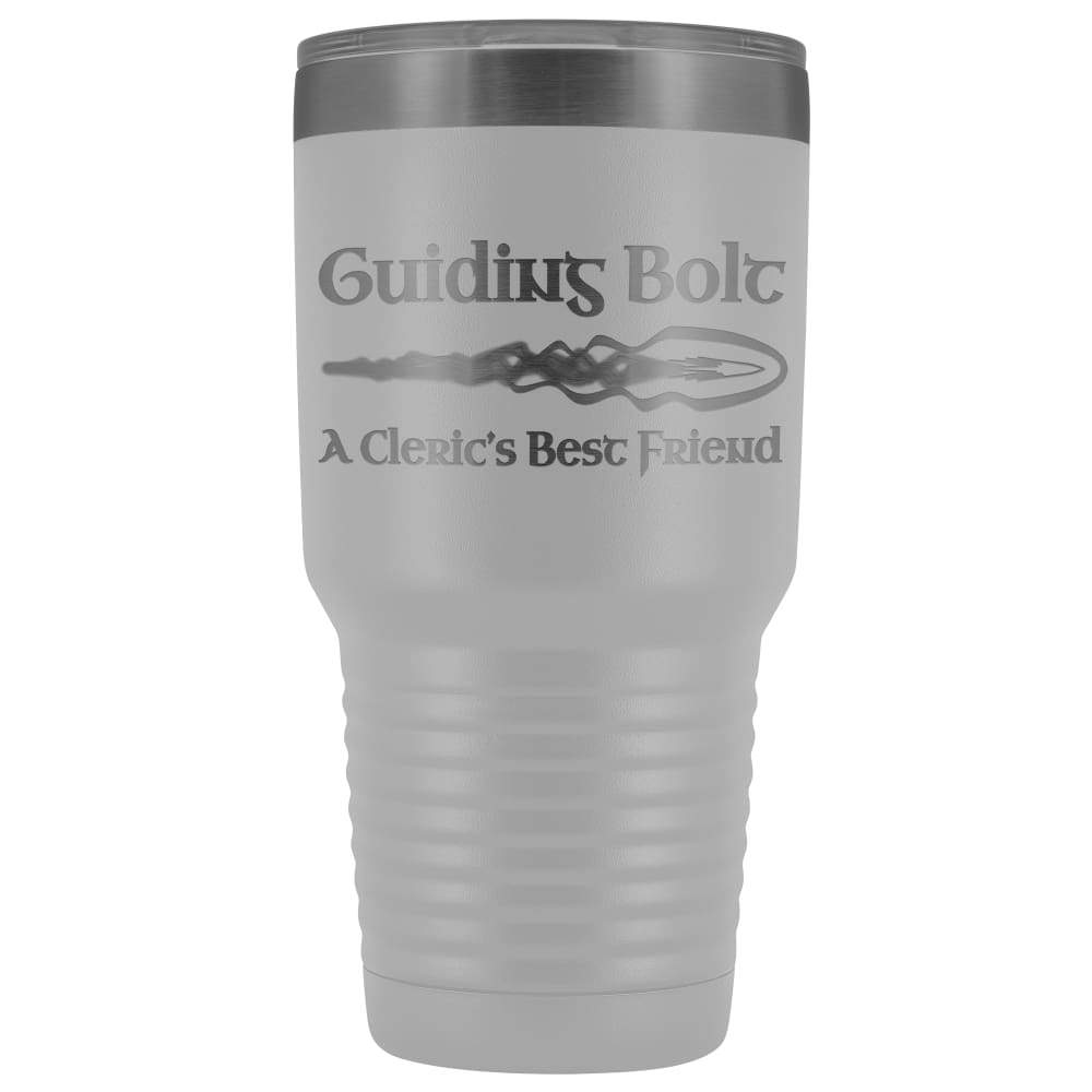 Cleric Guiding Bolt 30oz Vacuum Tumbler - White - Tumblers
