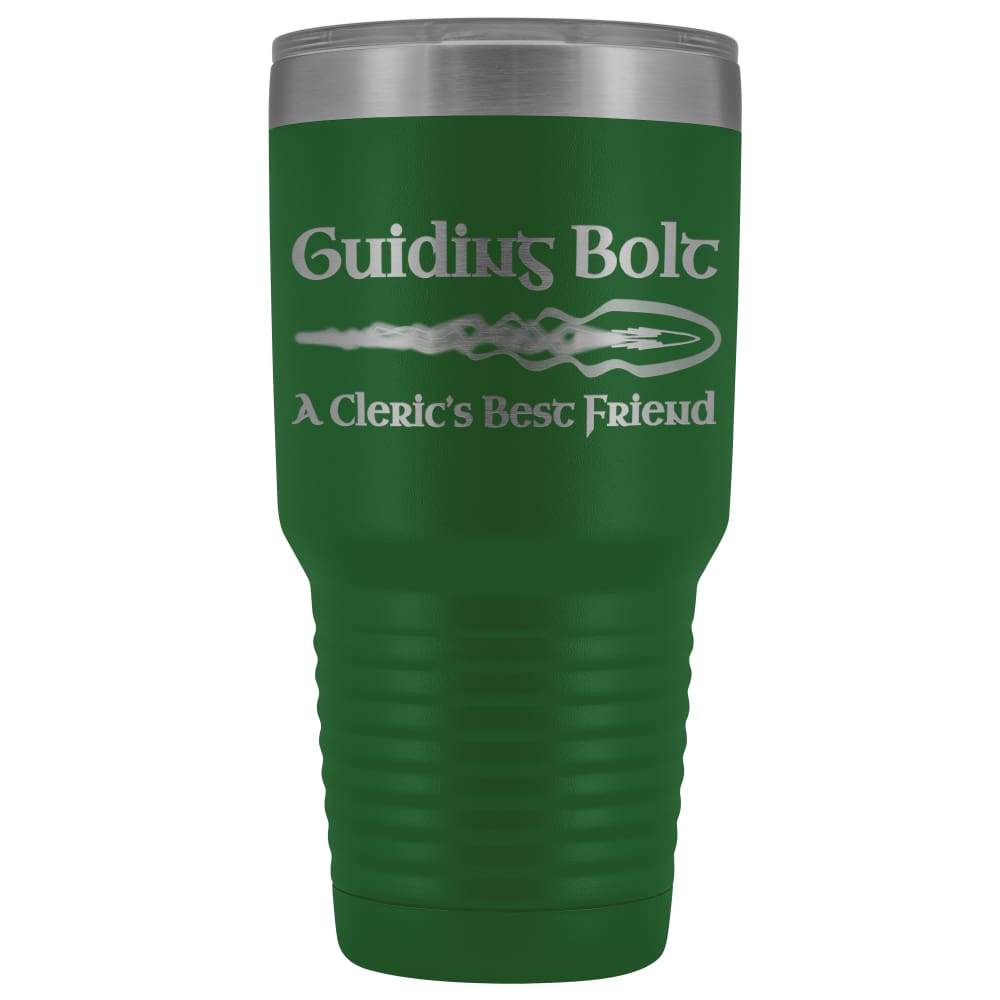 Cleric Guiding Bolt 30oz Vacuum Tumbler - Green - Tumblers