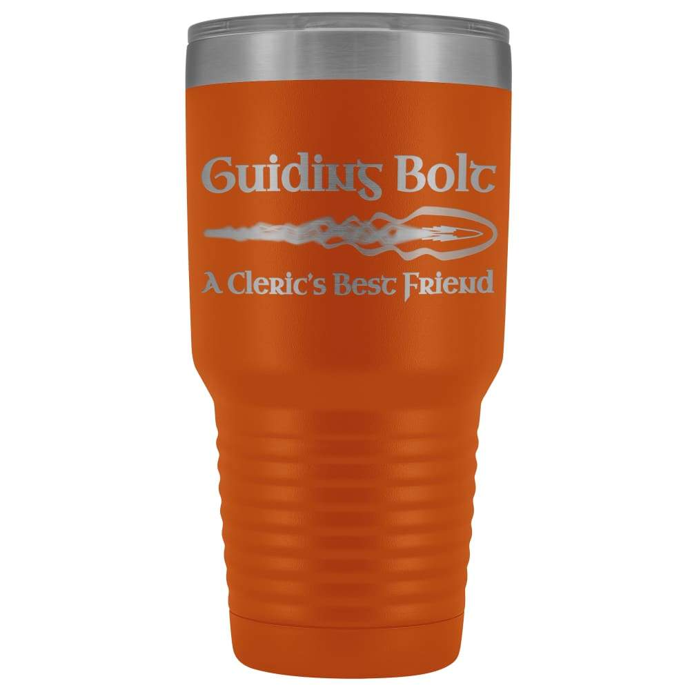 Cleric Guiding Bolt 30oz Vacuum Tumbler - Orange - Tumblers