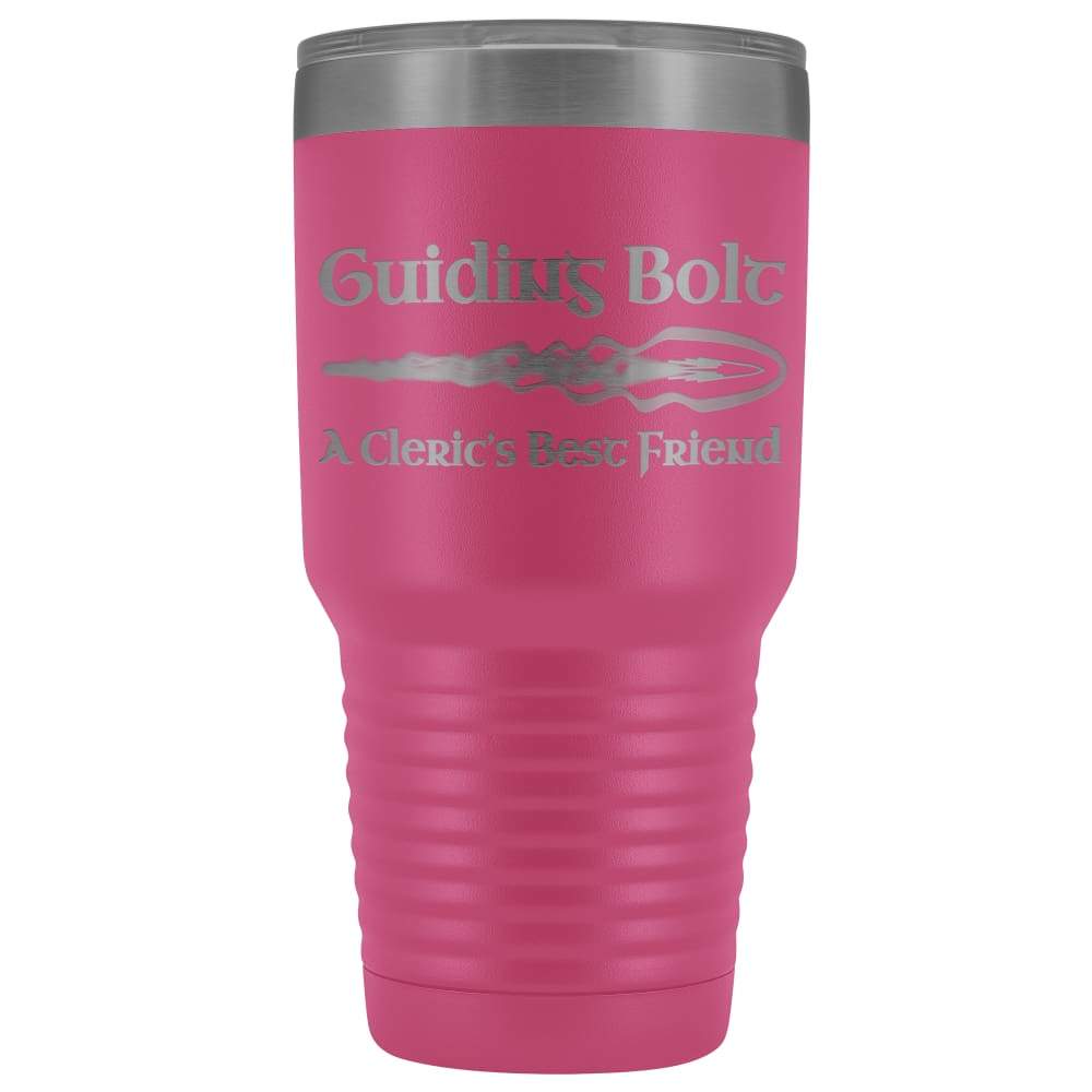 Cleric Guiding Bolt 30oz Vacuum Tumbler - Pink - Tumblers