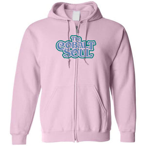 Cobalt Soul V1 Unisex Zip Hoodie - Light Pink / S