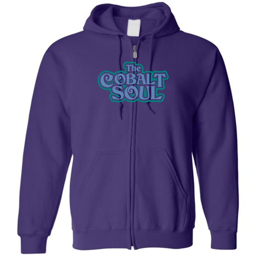 Cobalt Soul V1 Unisex Zip Hoodie - Purple / S