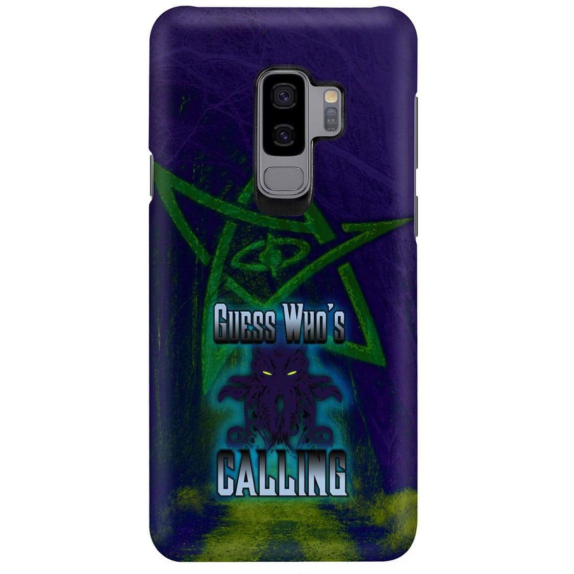 Cthulhu - Guess Who’s Calling Phone Case - Snap * iPhone * Samsung * - Samsung Galaxy S9 Plus Case / Gloss / Apparel