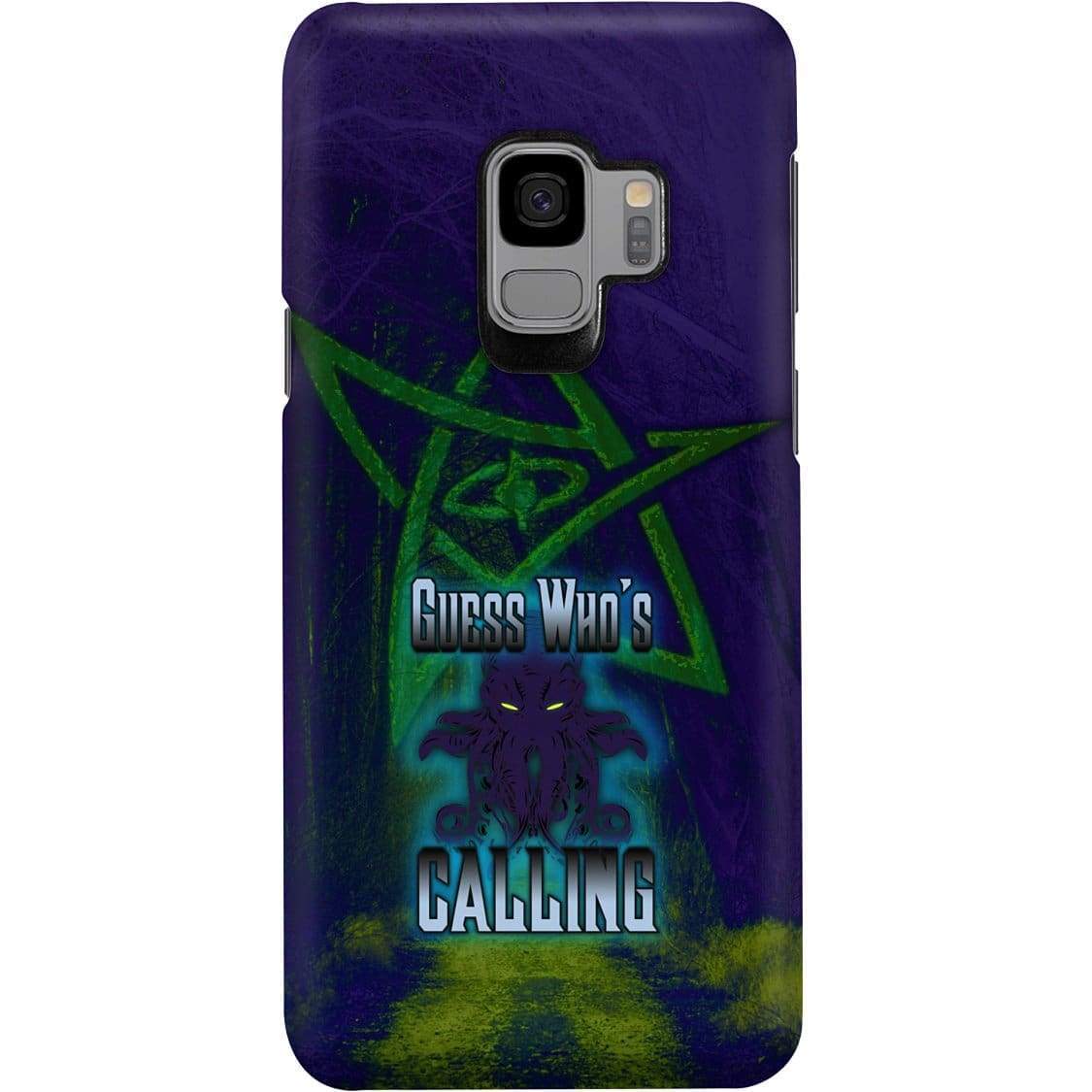 Cthulhu - Guess Who’s Calling Phone Case - Snap * iPhone * Samsung * - Samsung Galaxy S9 Case / Gloss / Apparel