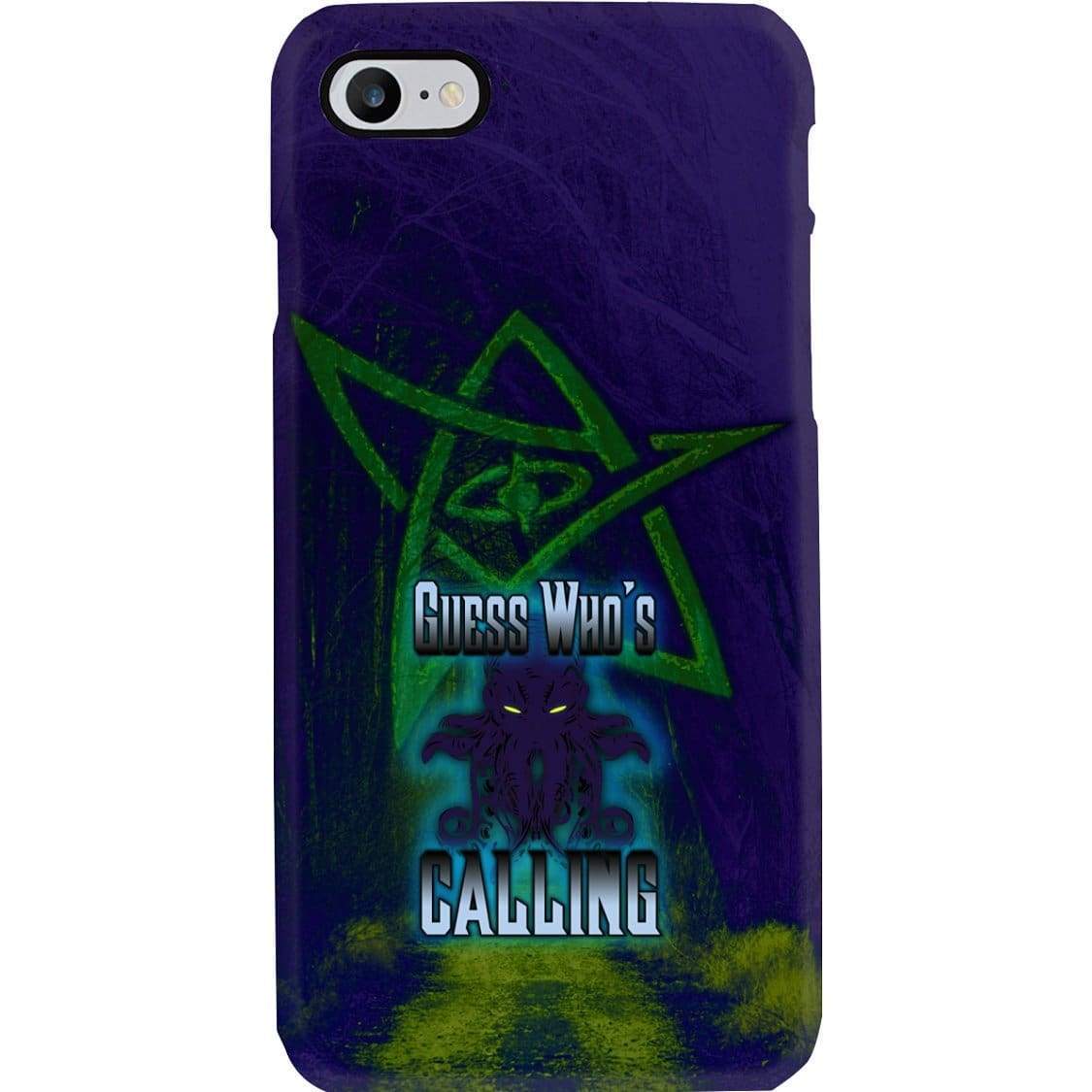 Cthulhu - Guess Who’s Calling Phone Case - Snap * iPhone * Samsung * - iPhone 7 Case / Gloss / Apparel