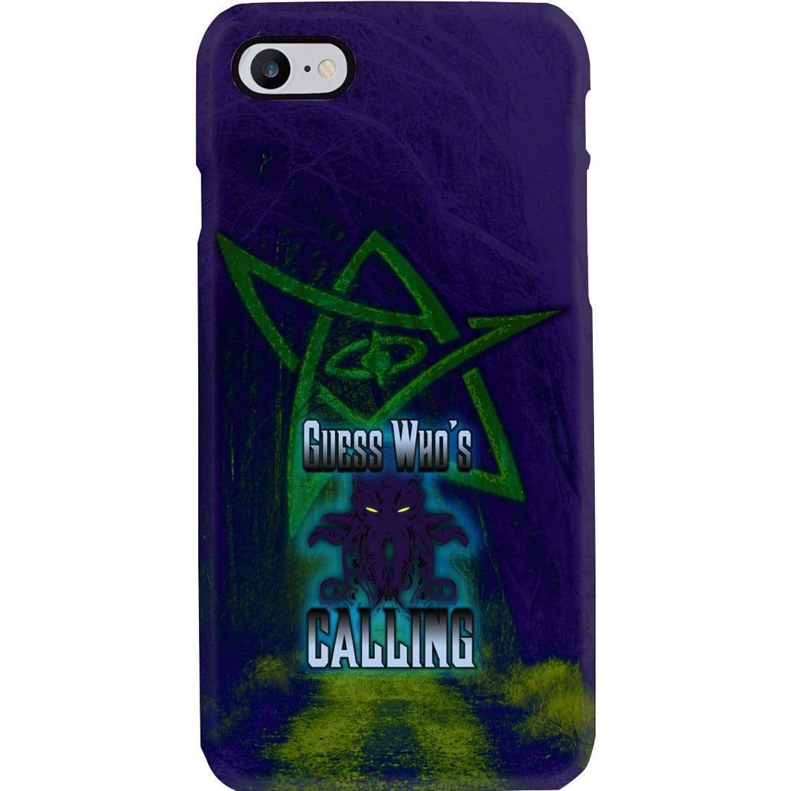 Cthulhu - Guess Who’s Calling Phone Case - Snap * iPhone * Samsung * - iPhone 8 Case / Gloss / Apparel