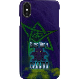 Cthulhu - Guess Who’s Calling Phone Case - Snap * iPhone * Samsung * - iPhone XS Max Case / Gloss / Apparel