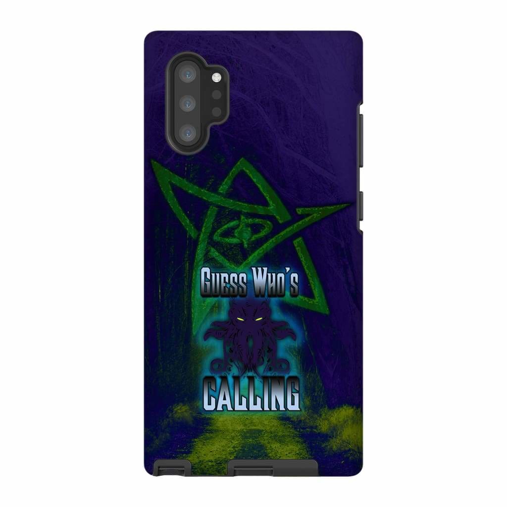 Cthulhu - Guess Who’s Calling Phone Case - Tough - Samsung Galaxy Note 10 Plus - SoMattyGameZ