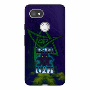 Cthulhu - Guess Who’s Calling Phone Case - Tough - Google Pixel 2 XL - SoMattyGameZ