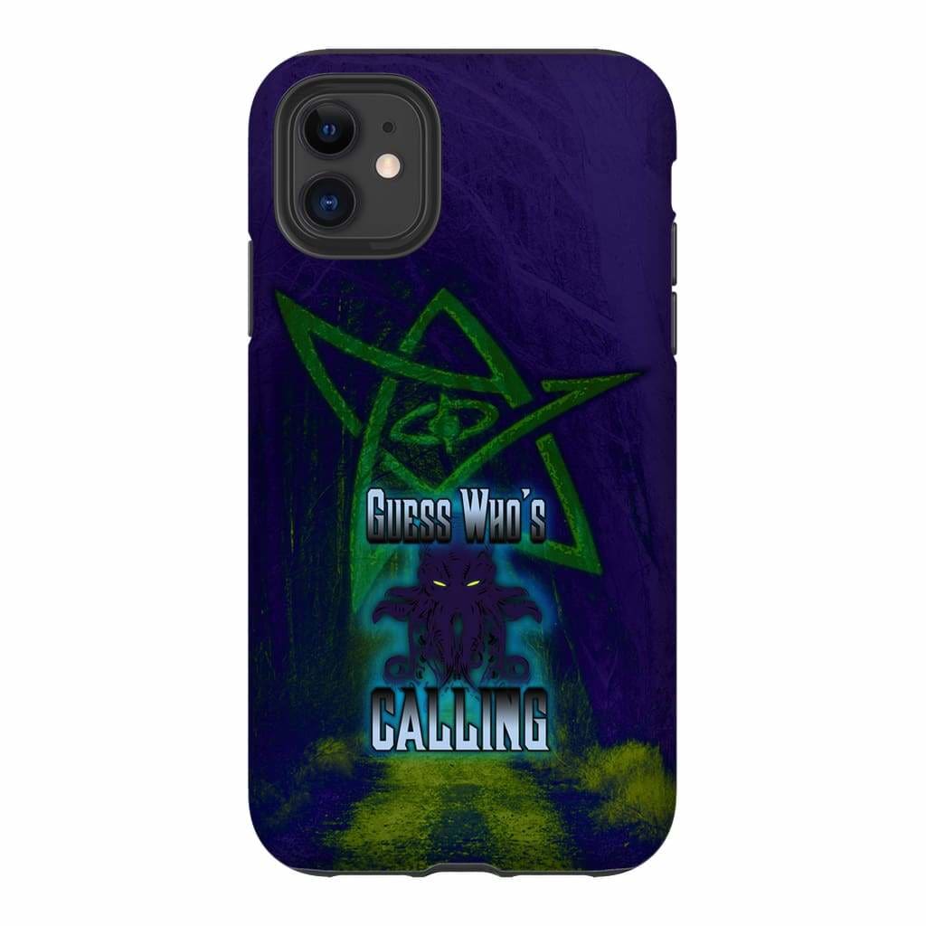 Cthulhu - Guess Who’s Calling Phone Case - Tough - iPhone 11 - SoMattyGameZ