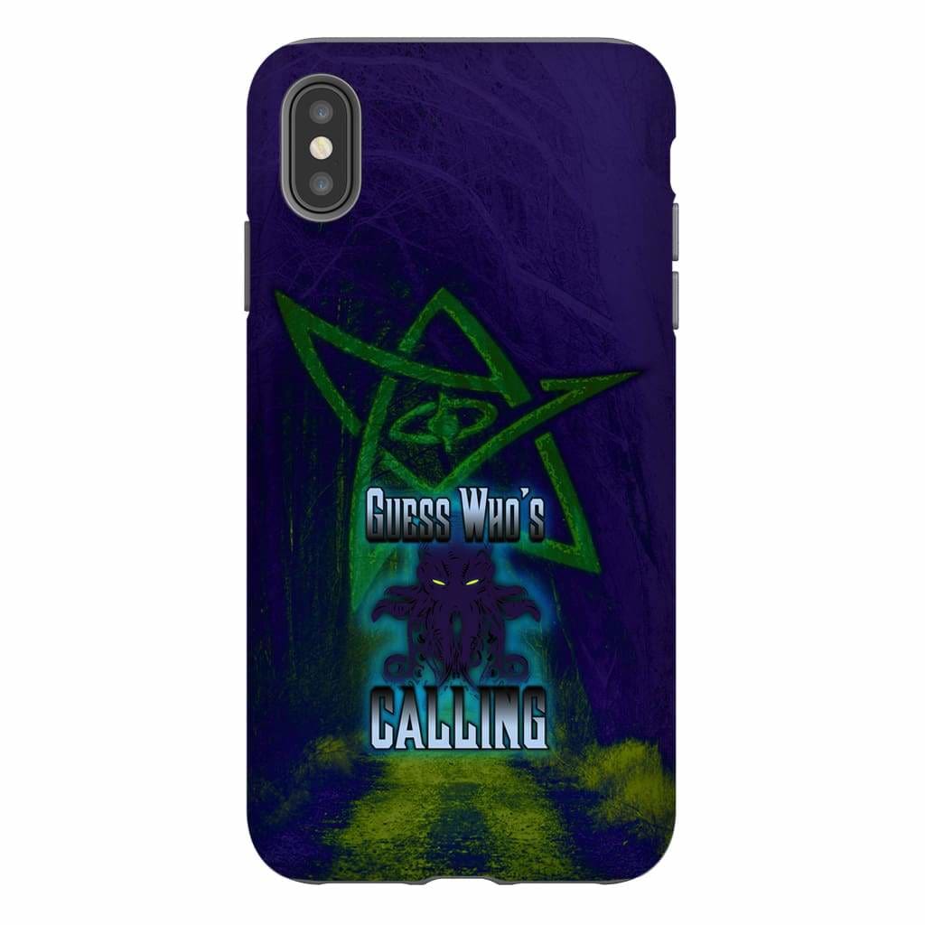 Cthulhu - Guess Who’s Calling Phone Case - Tough - iPhone XS Max - SoMattyGameZ