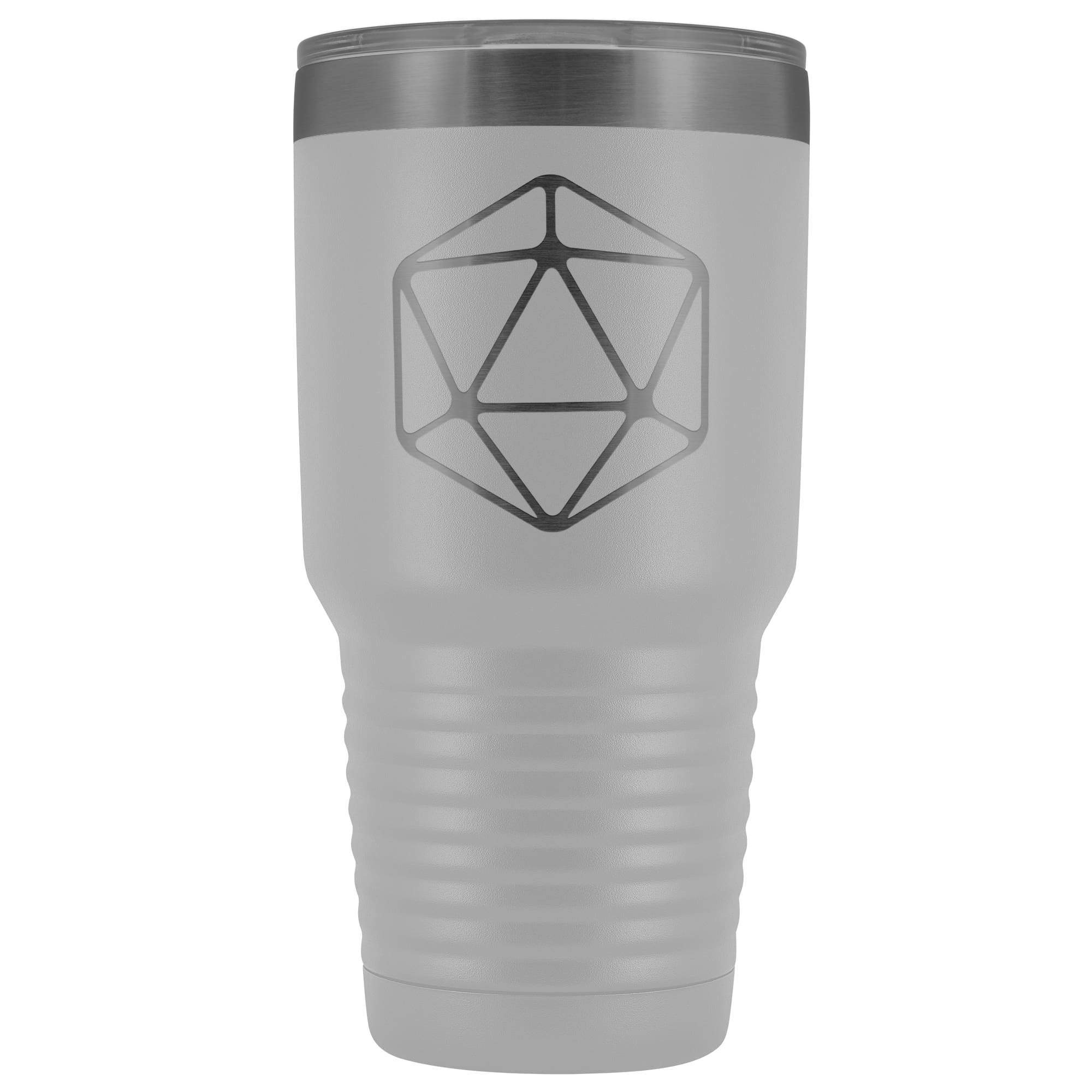 D20 Basic Blank 30oz Vacuum Tumbler - White - Tumblers