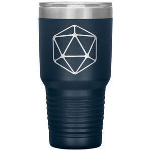 D20 Basic Blank TL 30oz Vacuum Tumbler - Navy - Tumblers