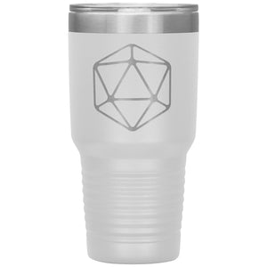 D20 Basic Blank TL 30oz Vacuum Tumbler - White - Tumblers