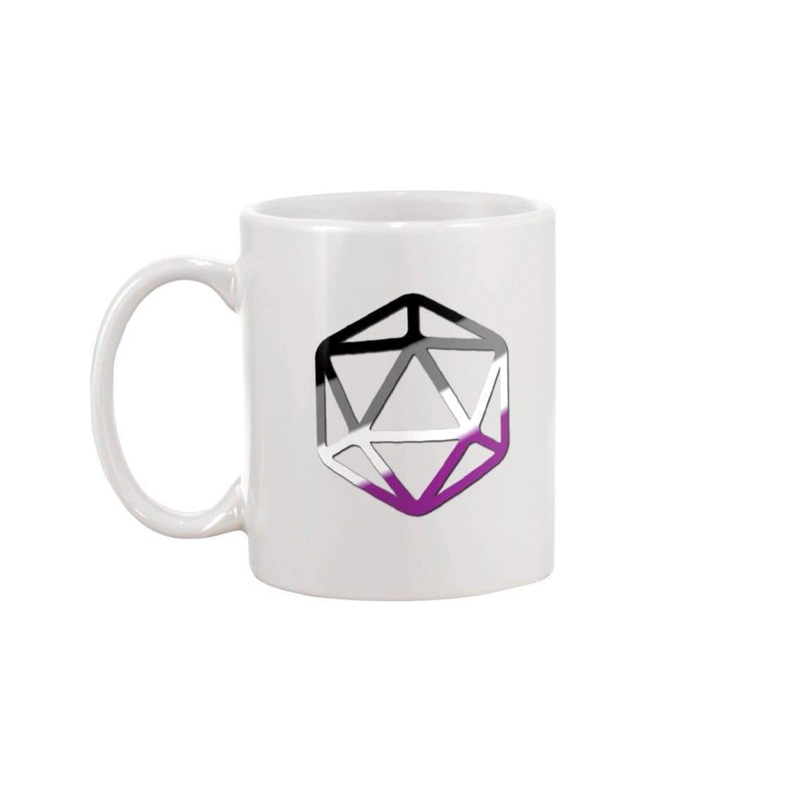 D20 Critical Pride Ace Pride 11oz Coffee Mug - Mugs
