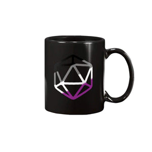 D20 Critical Pride Ace Pride 15oz Coffee Mug - Mugs