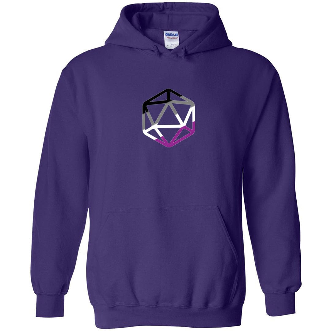 D20 Critical Pride Ace Pride TS Unisex Pullover Hoodie - Purple / S