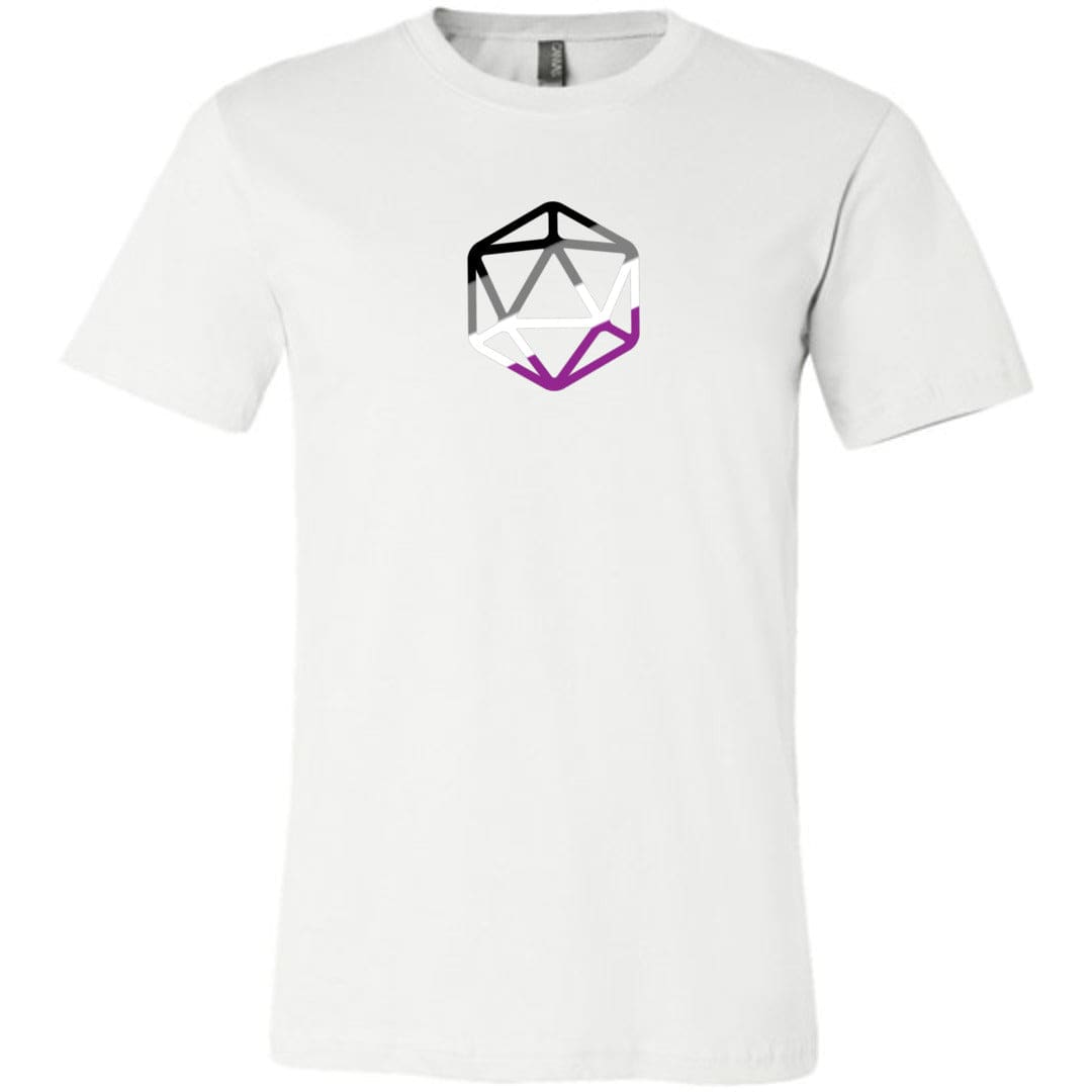 D20 Critical Pride Ace Pride Unisex Premium Tee - White / XS