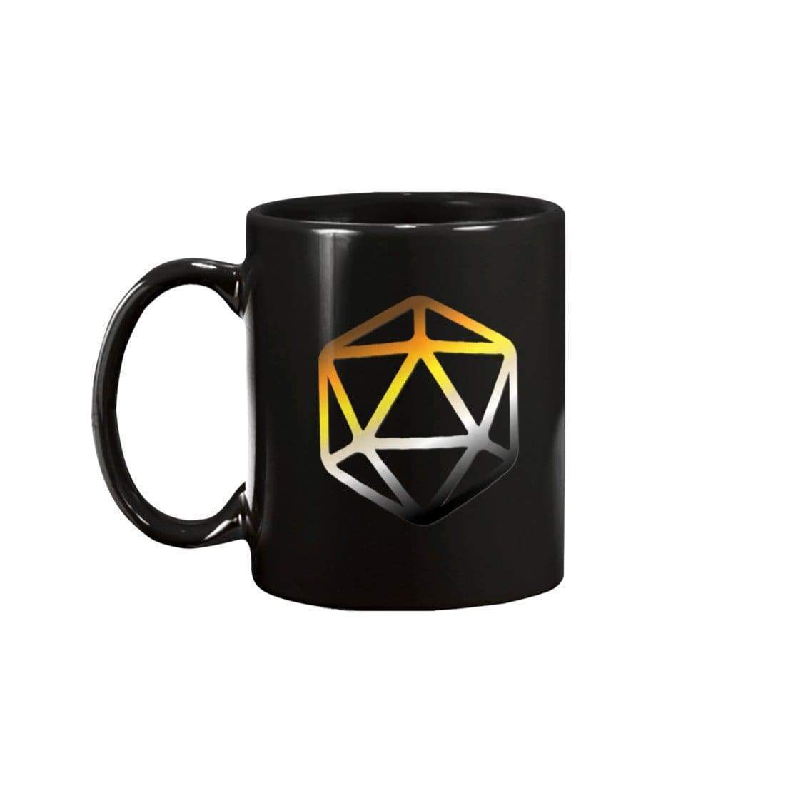 D20 Critical Pride Bear Pride 15oz Coffee Mug - Black / 15OZ - Mugs