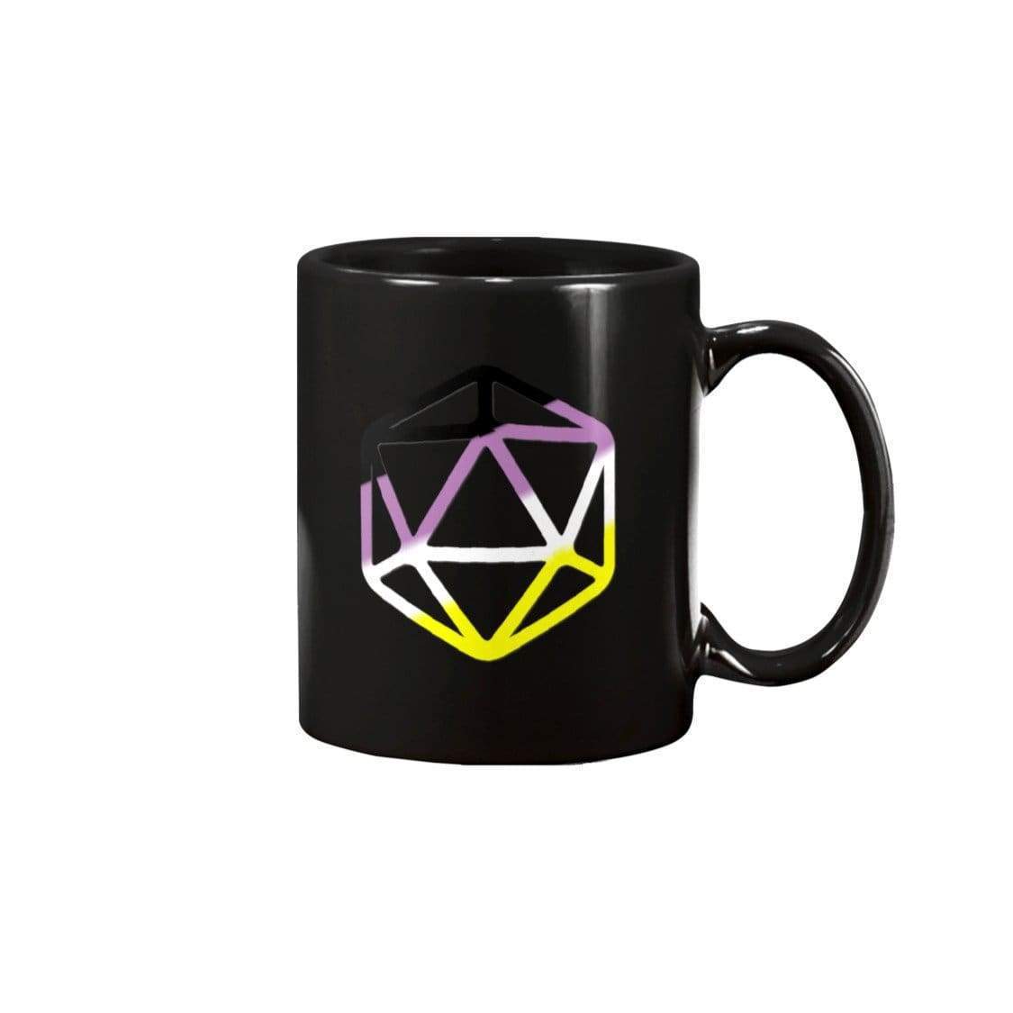 D20 Critical Pride Enby Pride 11oz Coffee Mug - Mugs