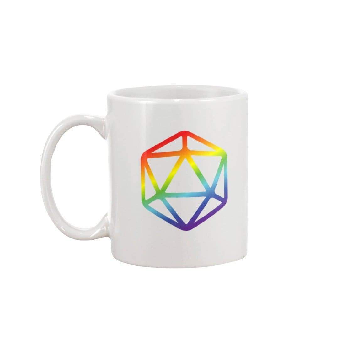D20 Critical Pride Gay / Queer Pride 11oz Coffee Mug - Mugs